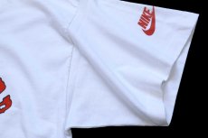画像4: 90s USA製 NIKEナイキ LADY TOPPER BASKETBALL WKU マスコット RC COLA 両面プリント Tシャツ 白 XL (4)