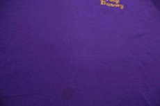 画像7: 90s USA製 Baby Barney LEADER OF THE PACK 両面プリント Tシャツ 紫 XXXL★特大 (7)