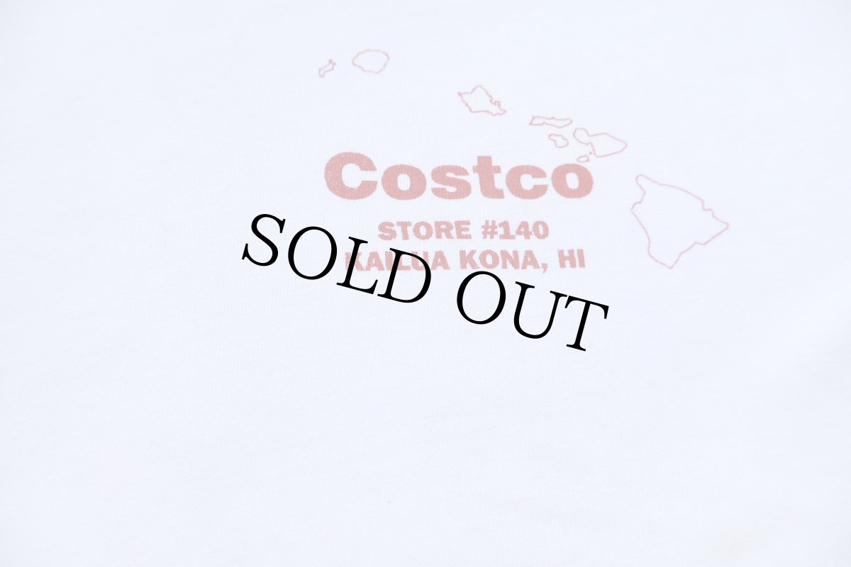 画像4: 90s USA製 Hanes Costco KAILUA KONA,HI コストコ イラスト コットンTシャツ 白 XL (4)