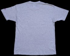 画像3: 90s USA製 BLOOMSDAY 1993 アート NIKE ロゴ 協賛 Tシャツ 杢グレー L (3)