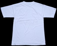 画像3: 90s USA製 new orleans JUMPIN JAVA Cafe アート ペンキ飛び コットンTシャツ 白 XL (3)