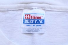 画像5: 90s Hanes Microsoft マイクロソフト ロゴ刺繍 コットンTシャツ 白 XL★A (5)