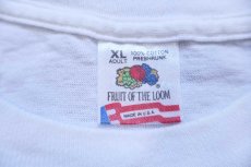 画像5: 90s USA製 1994 great missouri river tour ロードバイク アート PRICE CHOPPER 7Up ロゴ 協賛 両面プリント コットンTシャツ 白 XL (5)