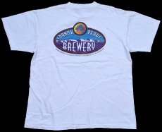画像2: 90s USA製 NO WHINERS SPANISH PEAKS BREWERY ロゴ コットンTシャツ 白 XL (2)