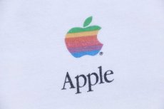 画像5: 90s Hanes Appleアップル ロゴ Dedication to Education WCCE '95 アート コットンTシャツ 白 XL (5)