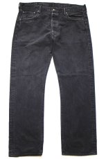 画像2: Levi'sリーバイス 501 ブラック デニムパンツ W40 L32★SDP4666 (2)
