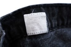 画像7: 90s USA製 Levi'sリーバイス 560 ブラック デニムパンツ W38 L34 (7)