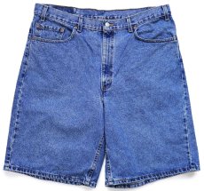 画像1: 00s USA製 Levi'sリーバイス 550 デニム ショートパンツ W40★ショーツ (1)