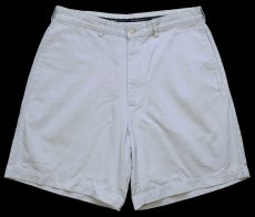 画像1: 90s メキシコ製 ポロ ラルフローレン GORDON SHORT コットン チノ ショートパンツ ライトベージュ W34★171 ショーツ (1)