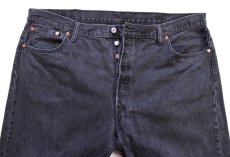 画像4: Levi'sリーバイス 501 ブラック デニムパンツ W44 L30★SDP4668 特大 (4)