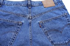 画像4: 00s USA製 Levi'sリーバイス 550 デニム ショートパンツ W40★ショーツ (4)