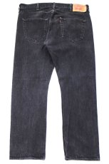 画像3: Levi'sリーバイス 501 ペンキ飛び ブラック デニムパンツ W38 L32★SDP4665 (3)