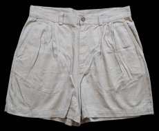 画像1: 90s patagoniaパタゴニア ツータック オーガニックコットン ショートパンツ ベージュ 14★ショーツ (1)