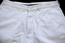 画像3: 90s メキシコ製 ポロ ラルフローレン GORDON SHORT コットン チノ ショートパンツ ライトベージュ W34★171 ショーツ (3)