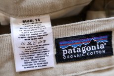 画像6: 90s patagoniaパタゴニア ツータック オーガニックコットン ショートパンツ ベージュ 14★ショーツ (6)