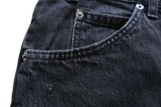 画像8: 90s USA製 Levi'sリーバイス 560 ブラック デニムパンツ W38 L34 (8)