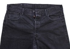画像4: Levi'sリーバイス 501 ブラック デニムパンツ W40 L32★SDP4666 (4)