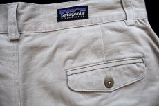画像5: 90s patagoniaパタゴニア ツータック オーガニックコットン ショートパンツ ベージュ 14★ショーツ (5)