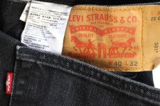 画像5: Levi'sリーバイス 501 ブラック デニムパンツ W40 L32★SDP4666 (5)