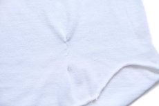 画像5: 90s USA製 Rawlings FROM SCRATCH ギター 両面プリント 七分袖 ラグランTシャツ 白×水色 L (5)