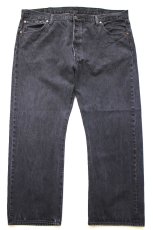 画像2: Levi'sリーバイス 501 ブラック デニムパンツ W44 L30★SDP4668 特大 (2)