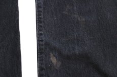 画像7: Levi'sリーバイス 501 ペンキ飛び ブラック デニムパンツ W38 L32★SDP4665 (7)
