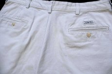 画像4: 90s メキシコ製 ポロ ラルフローレン GORDON SHORT コットン チノ ショートパンツ ライトベージュ W34★171 ショーツ (4)