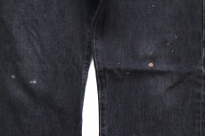 画像8: Levi'sリーバイス 501 ペンキ飛び ブラック デニムパンツ W38 L32★SDP4665 (8)