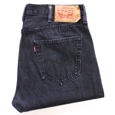 画像1: Levi'sリーバイス 501 ブラック デニムパンツ W38★SDP4664 (1)
