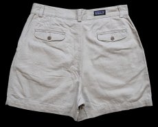 画像2: 90s patagoniaパタゴニア ツータック オーガニックコットン ショートパンツ ベージュ 14★ショーツ (2)