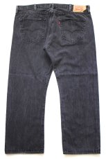 画像3: Levi'sリーバイス 501 ブラック デニムパンツ W44 L30★SDP4668 特大 (3)