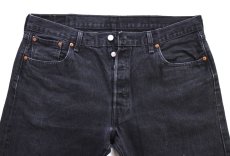 画像4: Levi'sリーバイス 501 ペンキ飛び ブラック デニムパンツ W38 L32★SDP4665 (4)