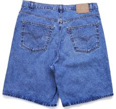 画像2: 00s USA製 Levi'sリーバイス 550 デニム ショートパンツ W40★ショーツ (2)