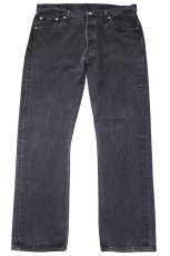 画像2: Levi'sリーバイス 501 ブラック デニムパンツ W38★SDP4664 (2)