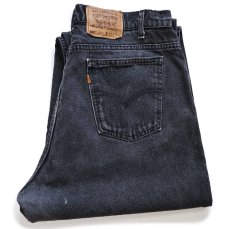 画像1: 90s USA製 Levi'sリーバイス 560 ブラック デニムパンツ W38 L34 (1)