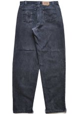 画像3: 90s USA製 Levi'sリーバイス 560 ブラック デニムパンツ W38 L34 (3)