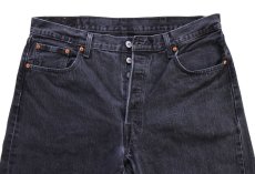画像4: Levi'sリーバイス 501 ブラック デニムパンツ W38★SDP4664 (4)