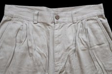 画像3: 90s patagoniaパタゴニア ツータック オーガニックコットン ショートパンツ ベージュ 14★ショーツ (3)