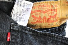 画像5: Levi'sリーバイス 501 ブラック デニムパンツ W44 L30★SDP4668 特大 (5)