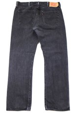 画像3: Levi'sリーバイス 501 ブラック デニムパンツ W38★SDP4664 (3)