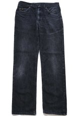 画像2: 90s USA製 Leeリー 200 ブラック デニムパンツ W33 (2)