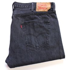 画像1: Levi'sリーバイス 501 ブラック デニムパンツ W44 L30★SDP4668 特大 (1)