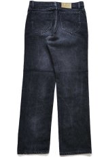 画像3: 90s USA製 Leeリー 200 ブラック デニムパンツ W33 (3)
