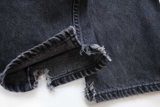 画像9: 90s USA製 Levi'sリーバイス 560 ブラック デニムパンツ W38 L34 (9)