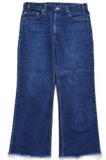 画像2: 00s USA製 Levi'sリーバイス 517 カットオフ デニムパンツ W36★ブーツカット (2)