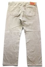 画像3: Levi'sリーバイス 501 CONE DENIM WHITE OAK カラーデニムパンツ カーキ W40★SDP4658 (3)