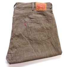 画像1: Levi'sリーバイス 501 CONE DENIM WHITE OAK カラーデニムパンツ ブラウン W46★SDP4673 特大 (1)