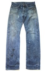 画像3: Levi'sリーバイス 501 ペンキ飛び デニムパンツ ヒゲ W32 L34★SDP4677 (3)