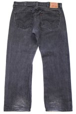 画像3: Levi'sリーバイス 501 ペンキ飛び ブラック デニムパンツ フェード W38 L30★SDP4667 (3)