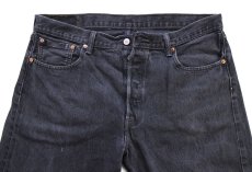 画像4: Levi'sリーバイス 501 ブラック デニムパンツ W38★SDP4669 (4)